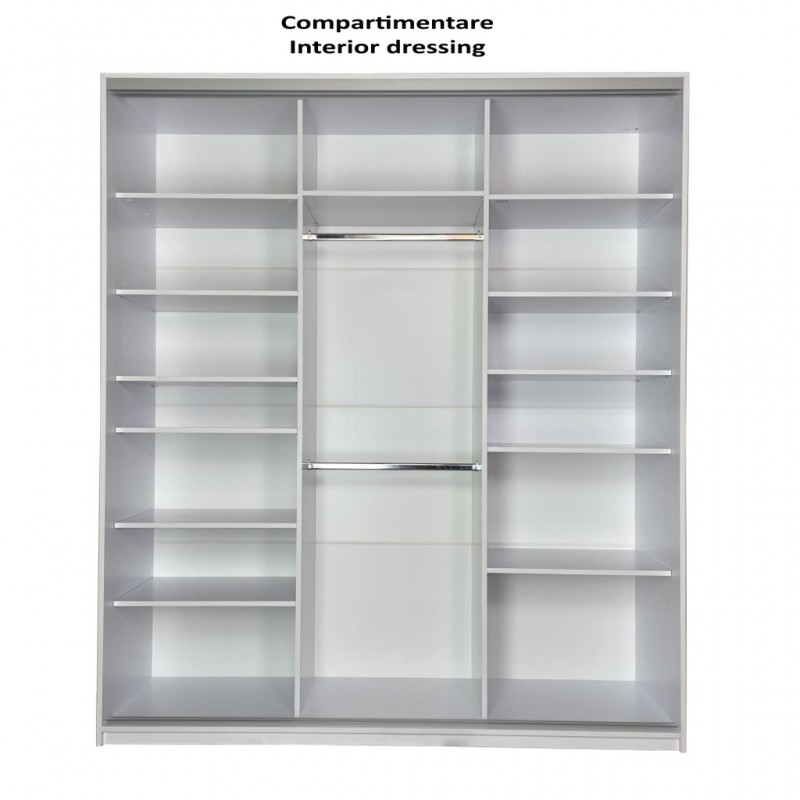 Dulap cu usi culisante, Alb