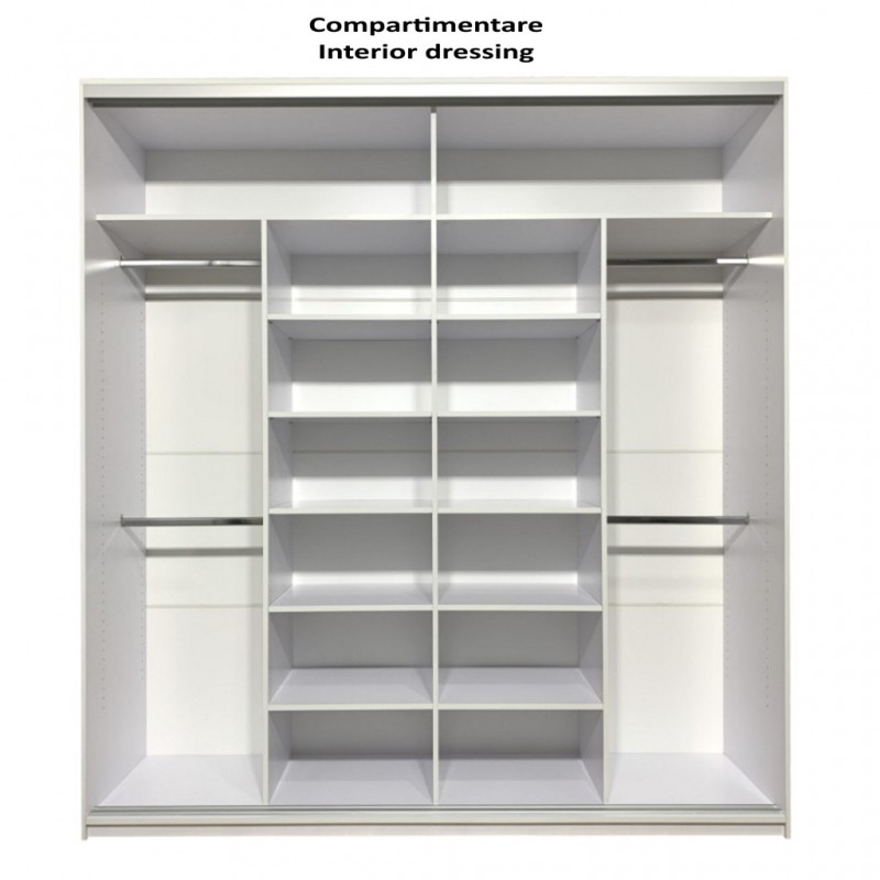 Dulap cu usi culisante, Alb