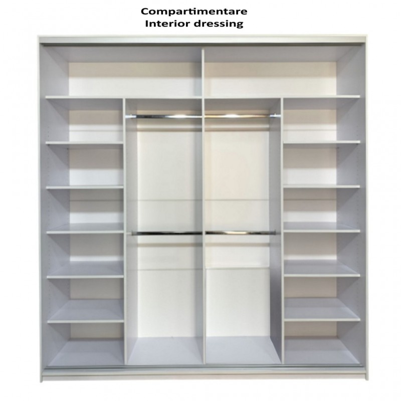 Dulap cu usi culisante, Alb