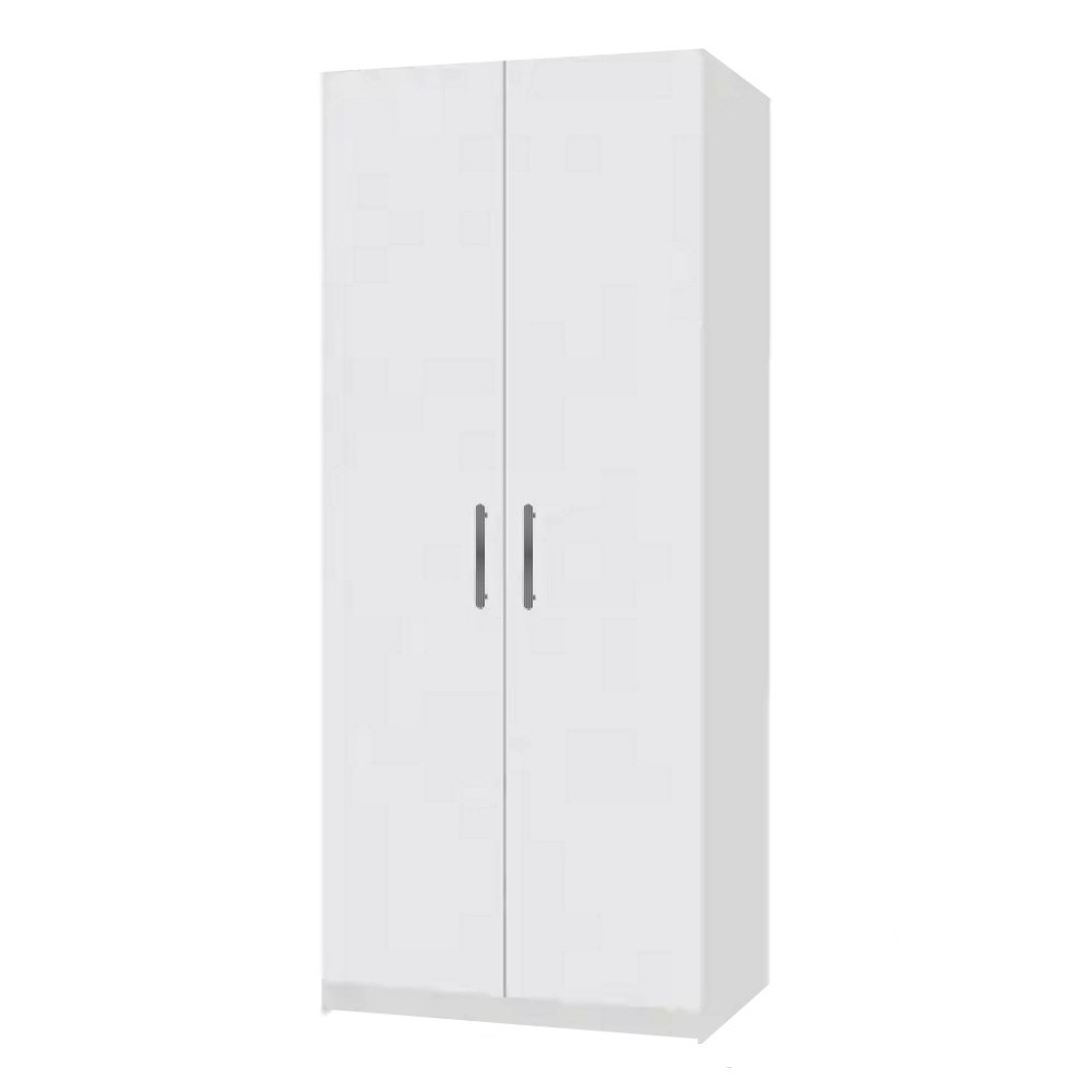 Dulap Toby cu 4 polite din PAL Alb de 18 mm