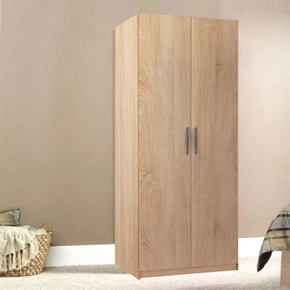 Dulap Toby cu polite, din PAL Stejar Sonoma, H200 x A40 x L80 cm