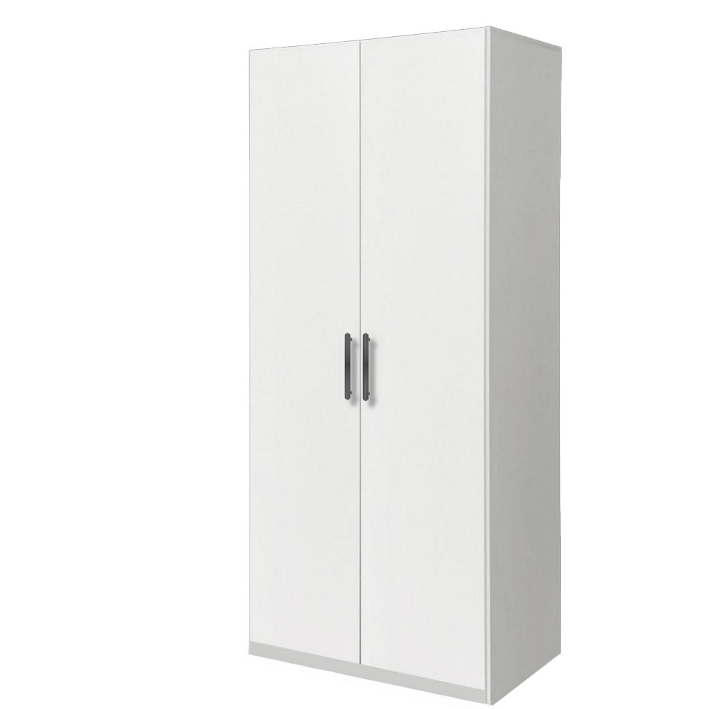 Dulap E4, Alb, cu 4 etajere, PAL 18 mm