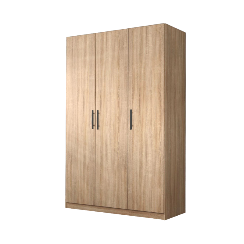 Dulap Sonoma cu 3 usi, Stejar Sonoma, L135xH200xA50 cm