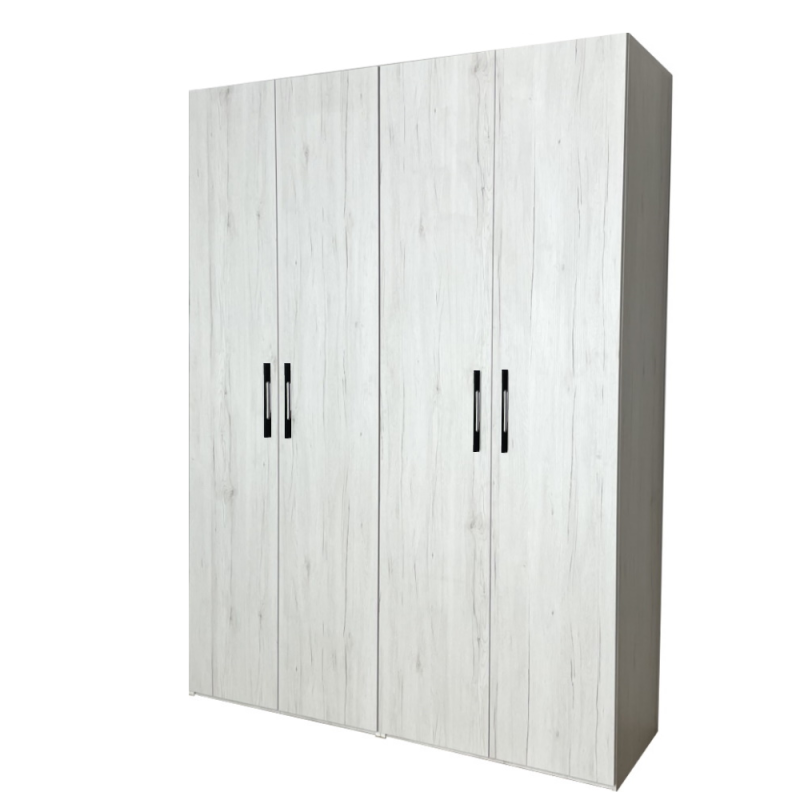 Dulap Mondo 4 Usi, Stejar Monacco, L160xH200xA50 cm